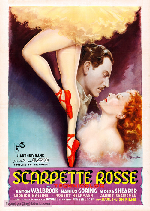 The Red Shoes - Italian Movie Poster