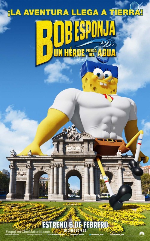 The SpongeBob Movie: Sponge Out of Water - Spanish Movie Poster