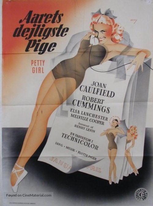 The Petty Girl - Danish Movie Poster