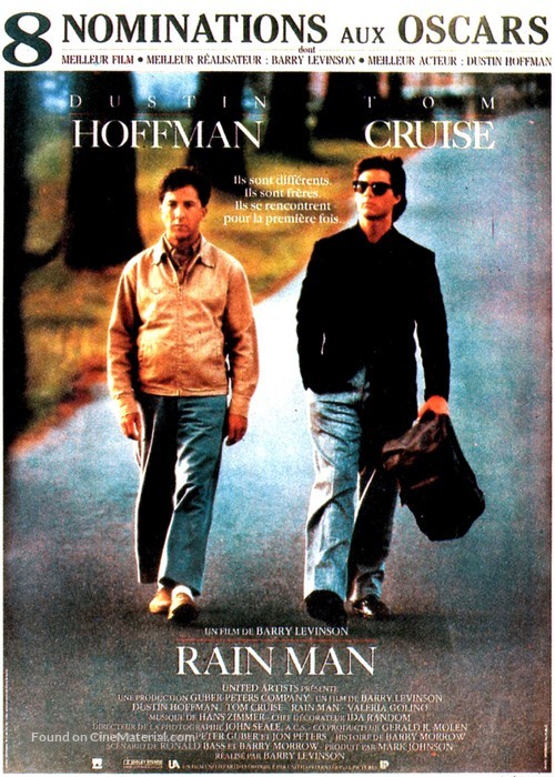 Rain Man - French Movie Poster