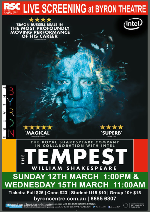 RSC Live: The Tempest - Australian Movie Poster