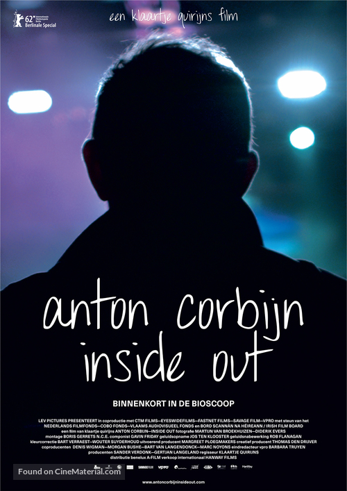 Anton Corbijn Inside Out - Dutch Movie Poster