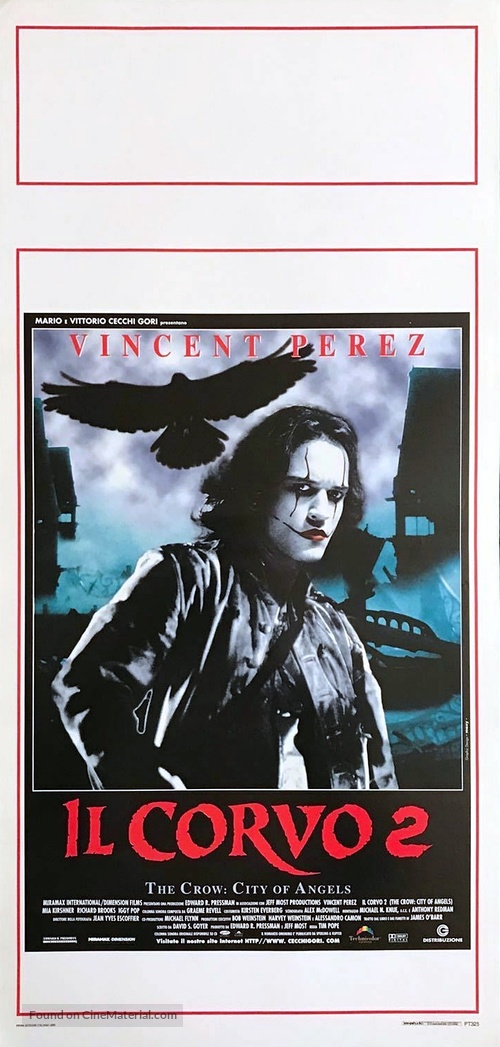 The Crow: City of Angels - Italian Movie Poster