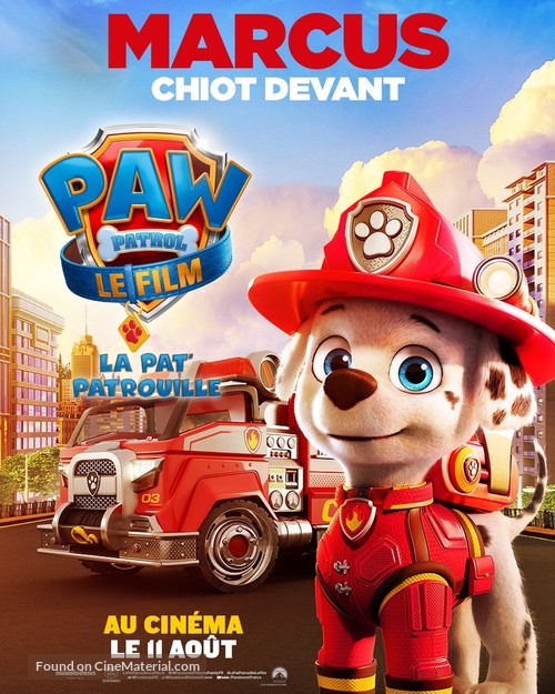 Paw Patrol: The Movie - French Movie Poster