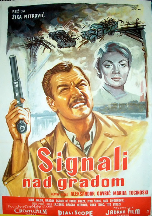 Signali nad gradom - Yugoslav Movie Poster
