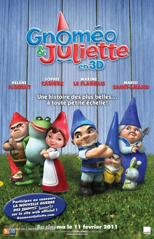 Gnomeo &amp; Juliet - Canadian Movie Poster