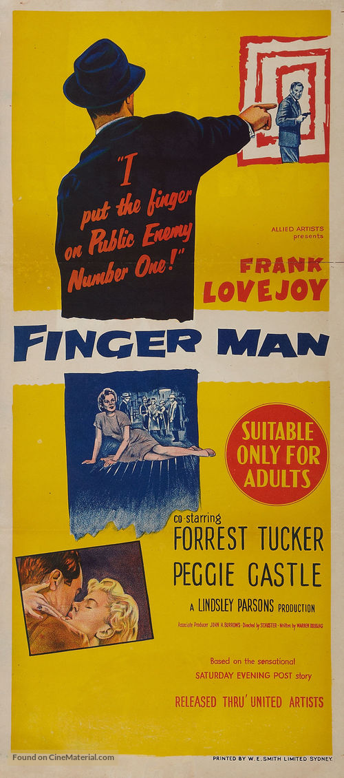 Finger Man - Australian Movie Poster