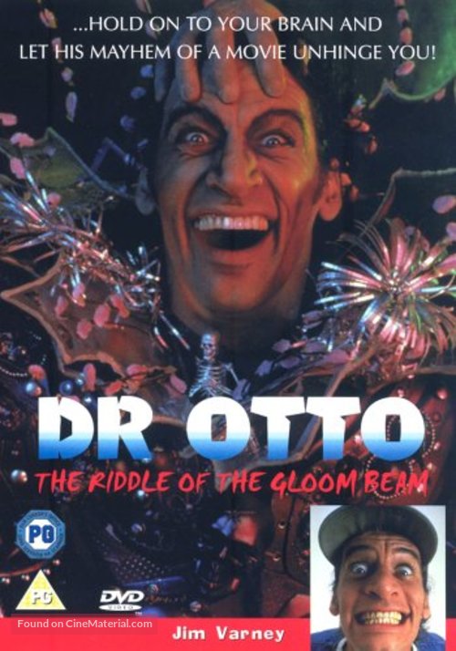 Dr. Otto and the Riddle of the Gloom Beam - British DVD movie cover