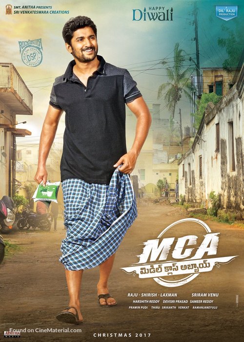 MCA Middle Class Abbayi - Indian Movie Poster