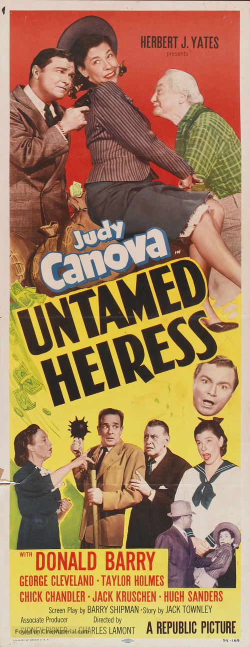 Untamed Heiress - Movie Poster