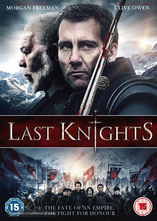 The Last Knights - British DVD movie cover