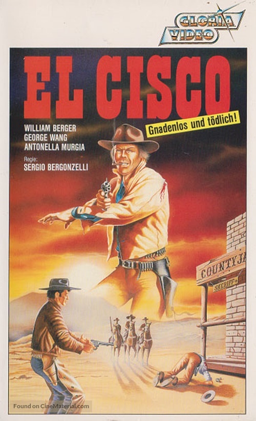 El Cisco - German VHS movie cover