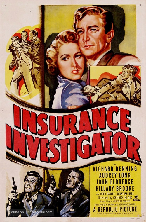 Insurance Investigator - Movie Poster