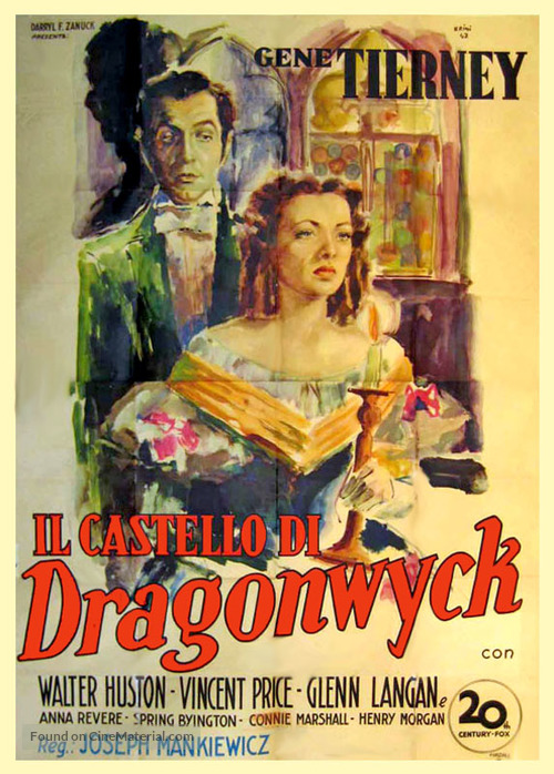 Dragonwyck - Italian Movie Poster