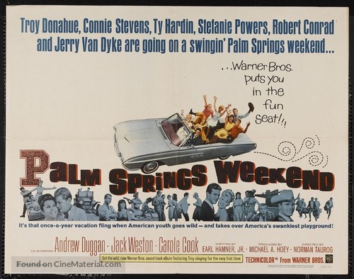Palm Springs Weekend - Movie Poster