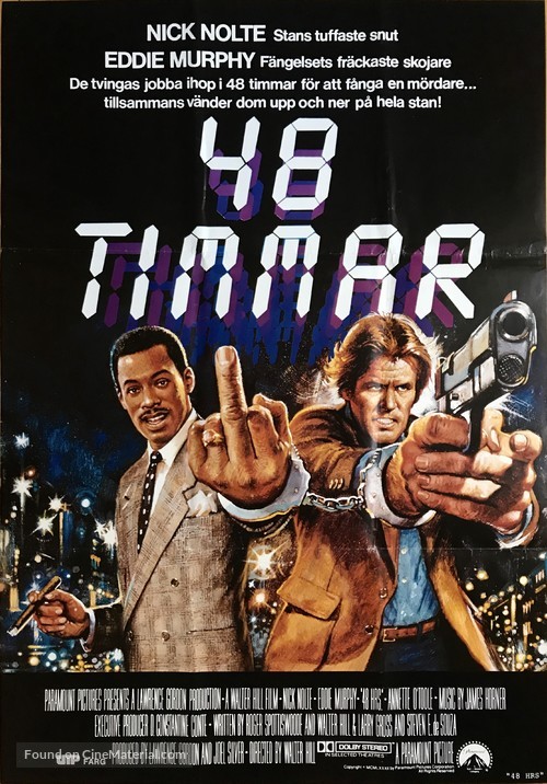 48 Hours - Swedish Movie Poster