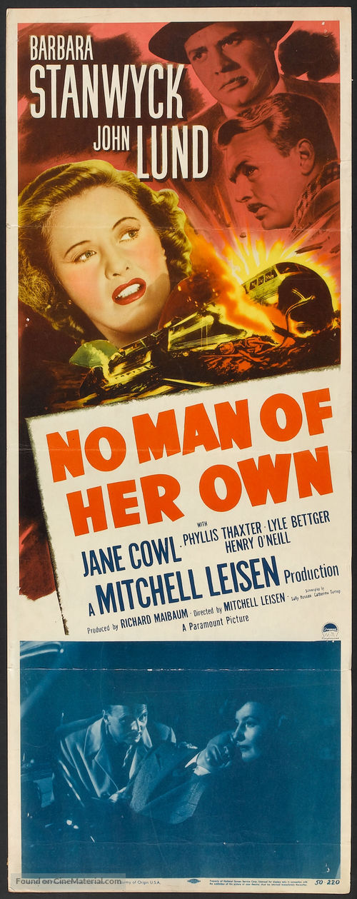 No Man of Her Own - Movie Poster