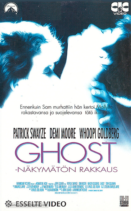 Ghost - Finnish VHS movie cover