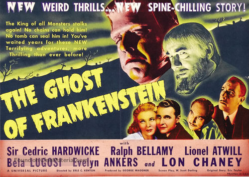 The Ghost of Frankenstein - poster