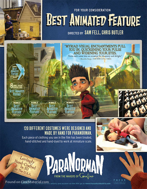 ParaNorman - For your consideration movie poster