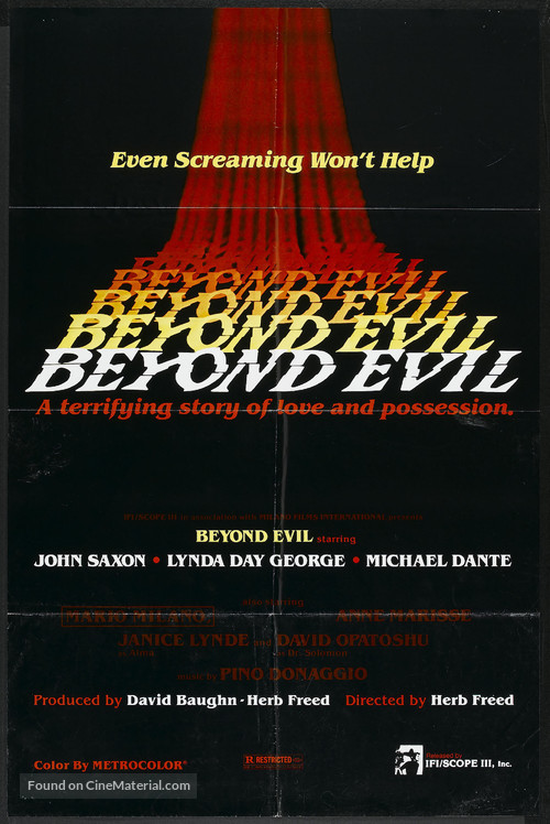 Beyond Evil - Theatrical movie poster