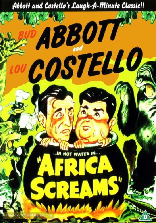 Africa Screams - British DVD movie cover