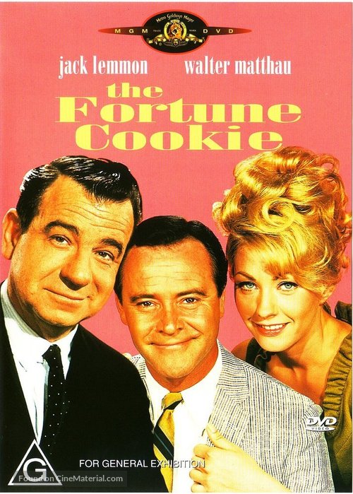 The Fortune Cookie - Australian DVD movie cover