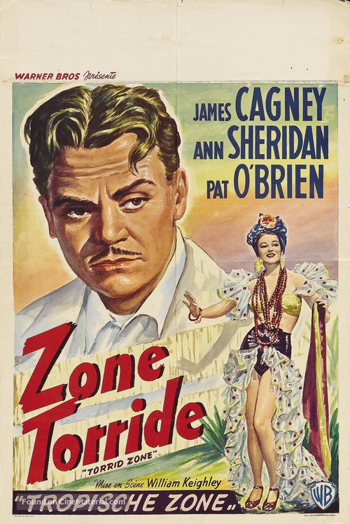 Torrid Zone - Belgian Movie Poster