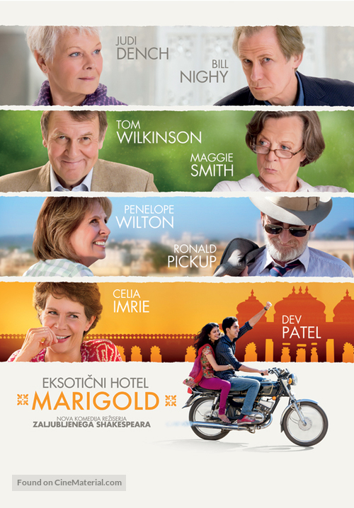 The Best Exotic Marigold Hotel - Slovenian Movie Poster