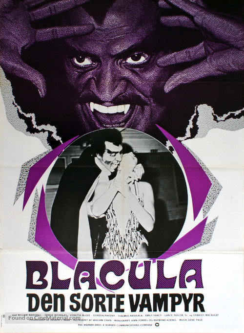 Blacula - Danish Movie Poster