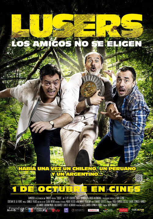 Lusers, los amigos no se eligen - Chilean Movie Poster