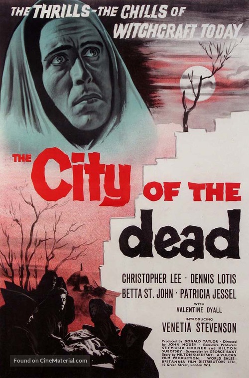 The City of the Dead - British Movie Poster
