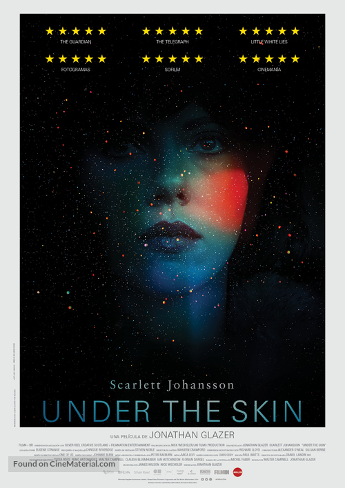 Under the Skin - Spanish Movie Poster