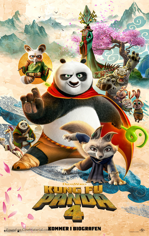 Kung Fu Panda 4 - Danish Movie Poster