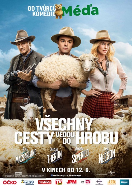 A Million Ways to Die in the West - Czech Movie Poster