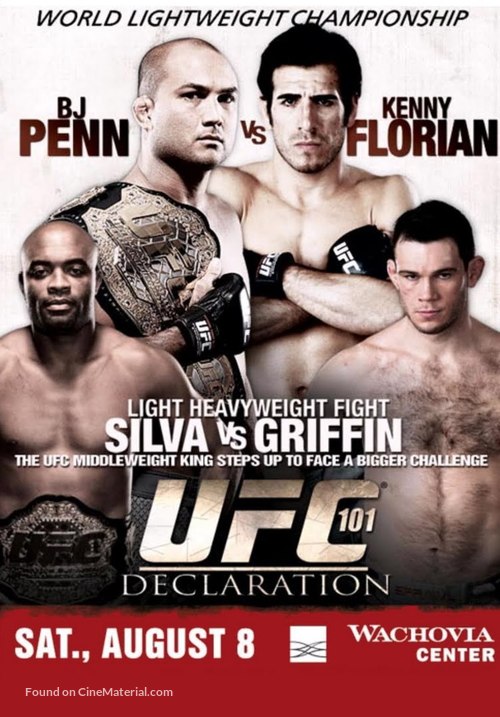 UFC 101: Declaration - Movie Cover