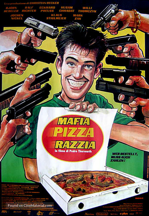 Mafia, Pizza, Razzia - German poster