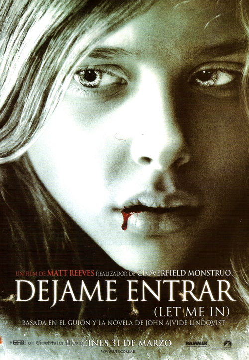 Let Me In - Argentinian Movie Poster