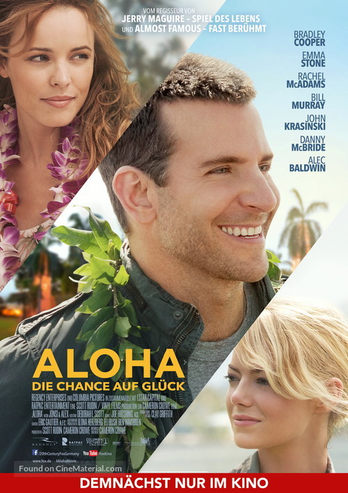 Aloha - German Movie Poster