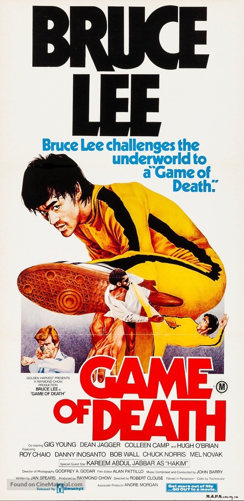Game Of Death - Australian Movie Poster