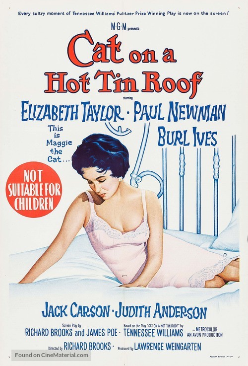 Cat on a Hot Tin Roof - Australian Movie Poster