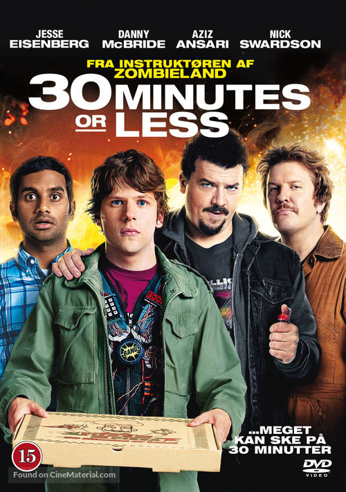 30 Minutes or Less - Danish Movie Cover