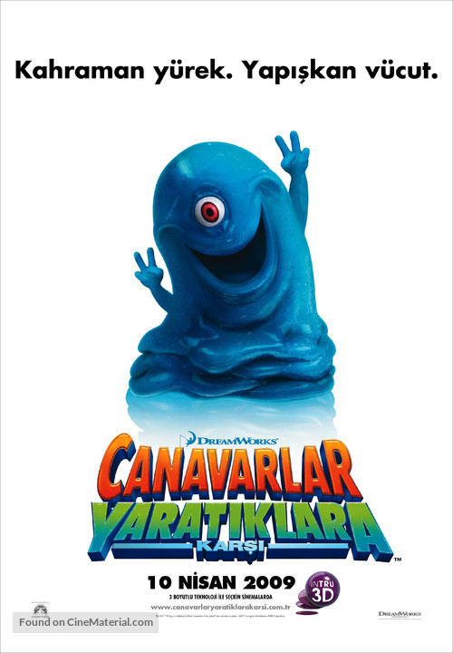 Monsters vs. Aliens - Turkish Movie Poster