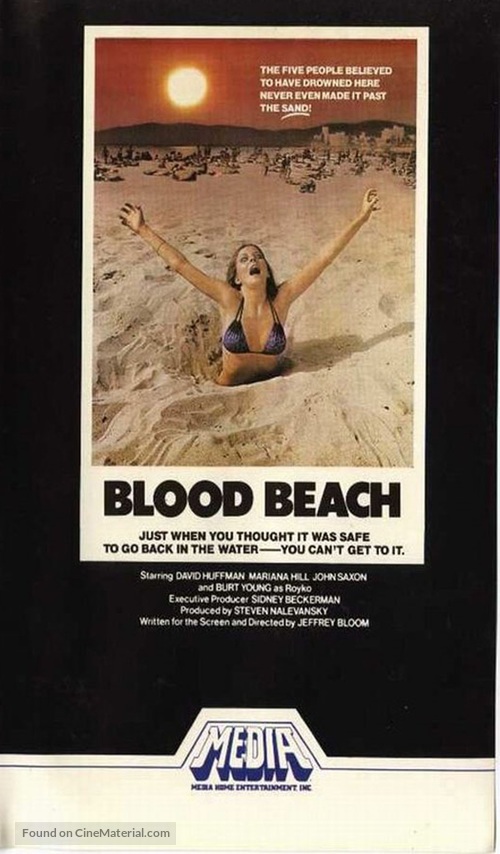 Blood Beach - VHS movie cover