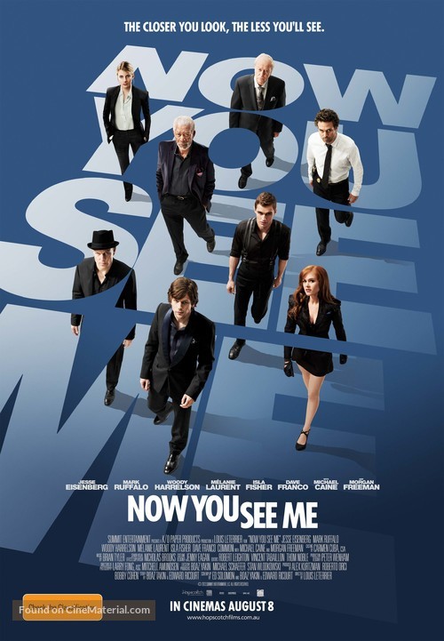 Now You See Me - Australian Movie Poster