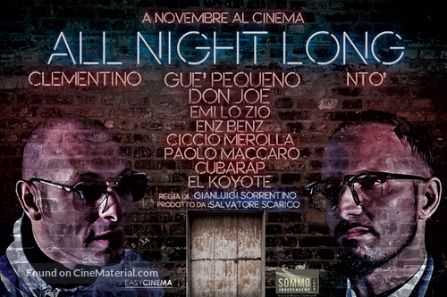 All Night Long - Italian Movie Poster