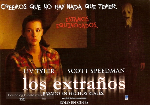 The Strangers - Argentinian Movie Poster