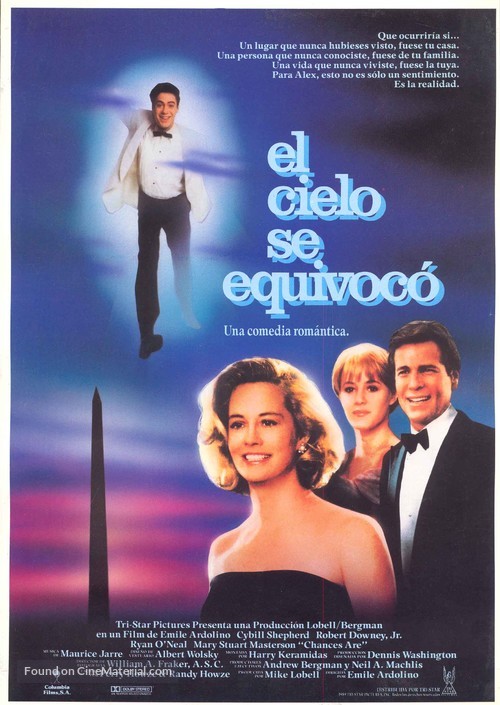 Chances Are - Spanish Movie Poster