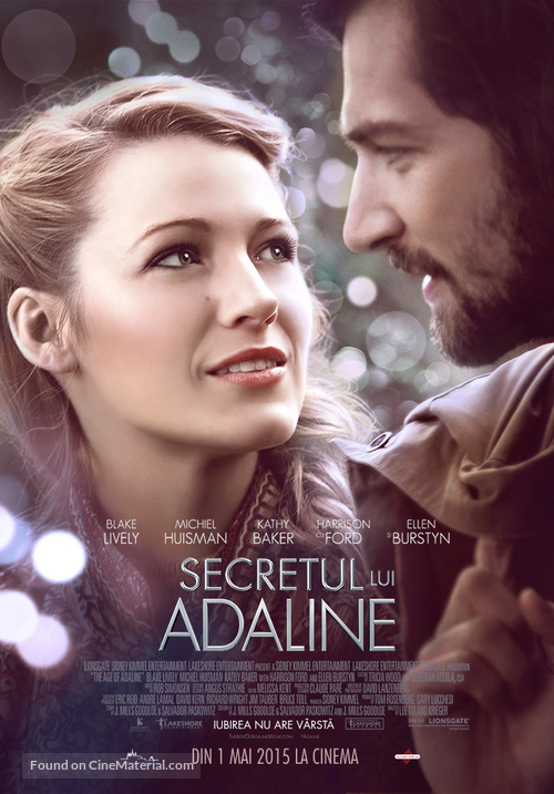 The Age of Adaline - Romanian Movie Poster