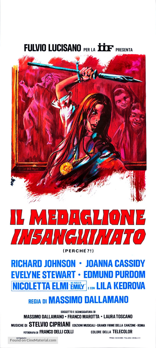 Il medaglione insanguinato - Italian Movie Poster